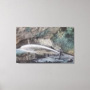 Hydromechanischer Abbau ScenePlacerville, CA Leinwanddruck