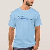 Hydroplane 01 Lt Blue Front T-Shirt (Vorderseite)