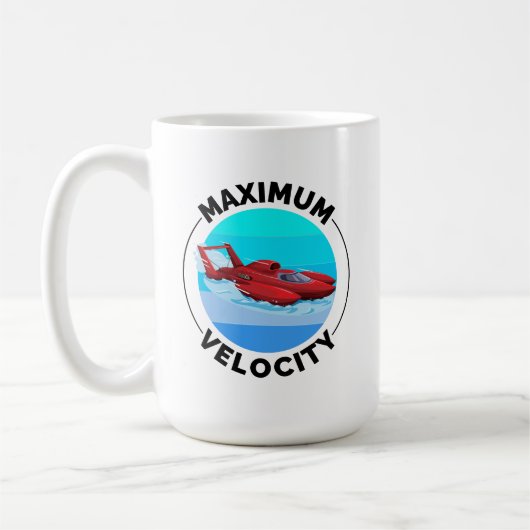 Hydroplane Boot Racing Speedboat Powerboat Kaffeetasse (Links)