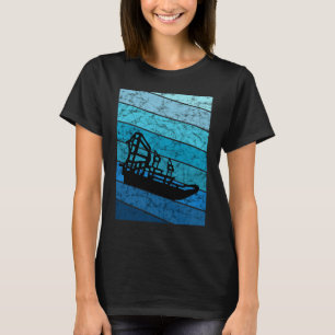 Hydroplane Sumpf Retro Vintag Ocean Fanbo T-Shirt