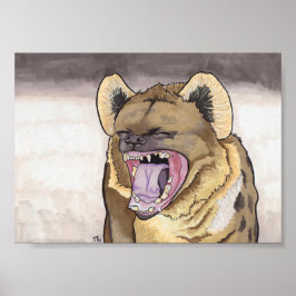 Hyena 12x18 poster