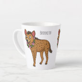Hyena and flowers cartoon illustration  milchtasse (Linke Ecke)