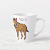 Hyena and flowers cartoon illustration  milchtasse (Rechts)