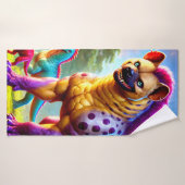 Hyena Art Badehandtuch (Badehandtuch)