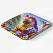 Hyena Art Pappteller (Gewinkelt)