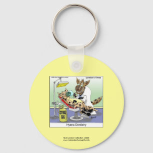 Hyena Dentistry Cartoon Funny Key Chain Schlüsselanhänger