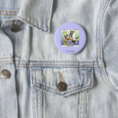 Hyena Dentistry Cartoon Funny Novelty Button (Beispiel)