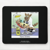 Hyena Dentistry Cartoon Funny Quality Mouse Pad Mousepad (Vorne)