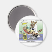 Hyena Dentistry Funny Gifts, T-Shirts & Sammlerstü Magnet (Vorderseite/Rückseite)