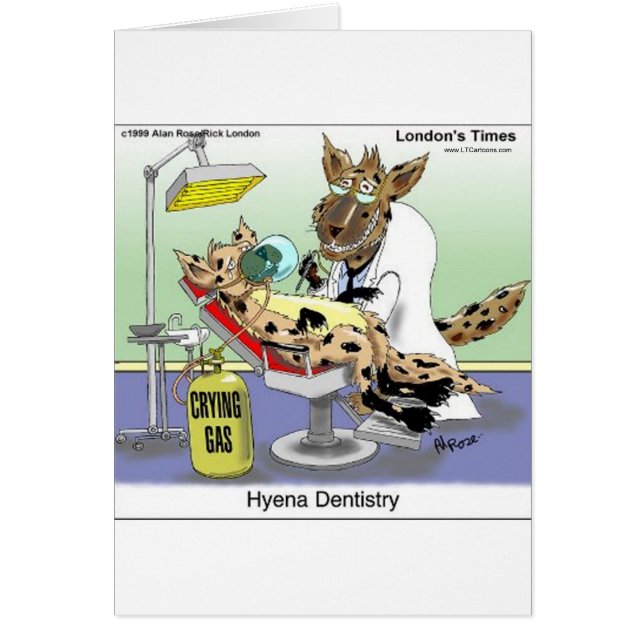 Hyena Dentistry gibt T-Shirts Tasse Karten etc. (Vorne)