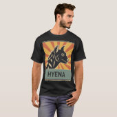 Hyena Design, Gepunktete Hyena, Wildtiere T-Shirt (Vorne ganz)