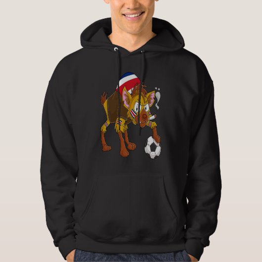 Hyena Fan Costa Rica Hoodie (Vorderseite)