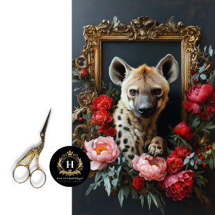 Hyena Floral Ruckus Dekoratives Seidenpapier