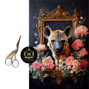 Hyena Floral Vex Decoupage Tissue Paper Seidenpapier