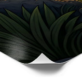 Hyena in a Forest Clearing Poster (Ecke)