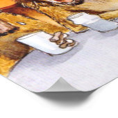 Hyena lachen poster (Ecke)