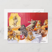 Hyena lachen postkarte (Vorne/Hinten)