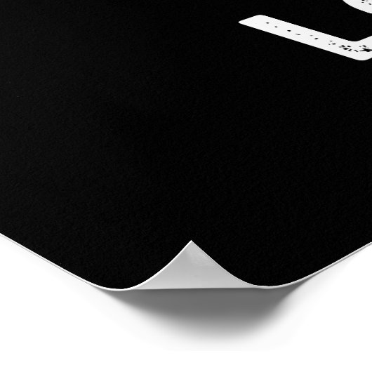 Hyena Lowena Funny Animal Hyena Pun Dark BG Poster (Ecke)