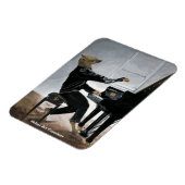 Hyena Piano Music Player Fantasy Art Foto Magnet (Linke Seite)
