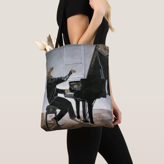 Hyena Piano Music Player Fantasy Art Graphic Tasch Tasche (Von Nahem)