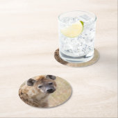 Hyena Runder Pappuntersetzer (Vor Ort)