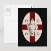 Hyena Shield Postkarte (Vorne/Hinten)