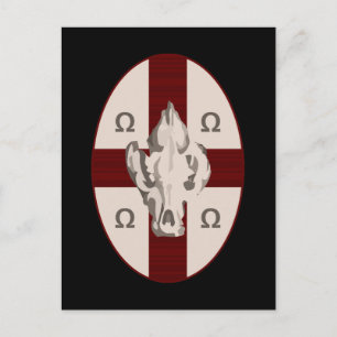 Hyena Shield Postkarte