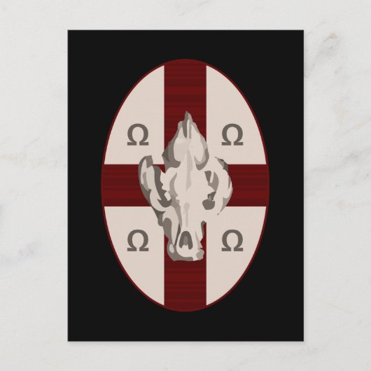 Hyena Shield Postkarte (Vorderseite)