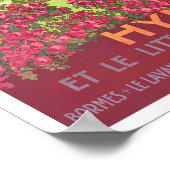 Hyeres Frankreich Vintage Reise Poster (Ecke)