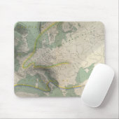 Hyetographische Karte Europa Mousepad (Mit Mouse)