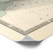 Hyetographische Karte Europa Poster (Ecke)