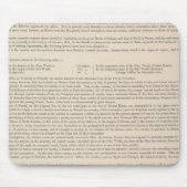 Hyetographische oder Regenkarte der Welt Mousepad (Vorne)