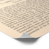 Hyetographische oder Regenkarte der Welt Poster (Ecke)