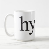 Hyge Black/White Tasse (Links)