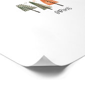 Hyge: farbenfrohe Bäume, gemütliche Momente Poster (Ecke)