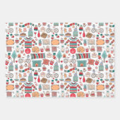 Hygee Christmas Jumper Pattern Geschenkpapier Set (Vorderseite 2)