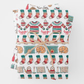 Hygee Christmas Jumper Pattern Geschenkpapier Set (Beispiel)