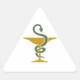 HYGEIA DREIECKIGER AUFKLEBER