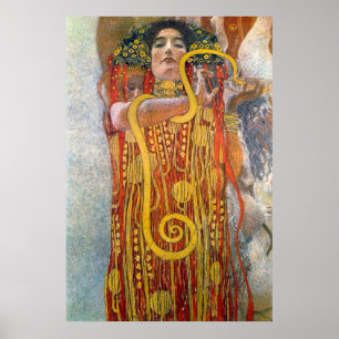 Hygeia durch Gustav Klimt Poster
