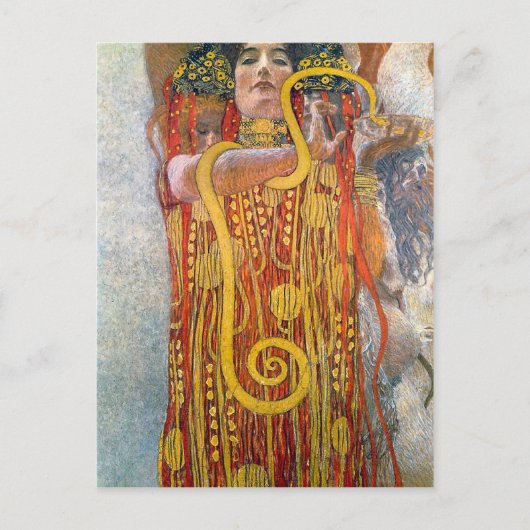 Hygeia durch Gustav Klimt Postkarte (Vorderseite)