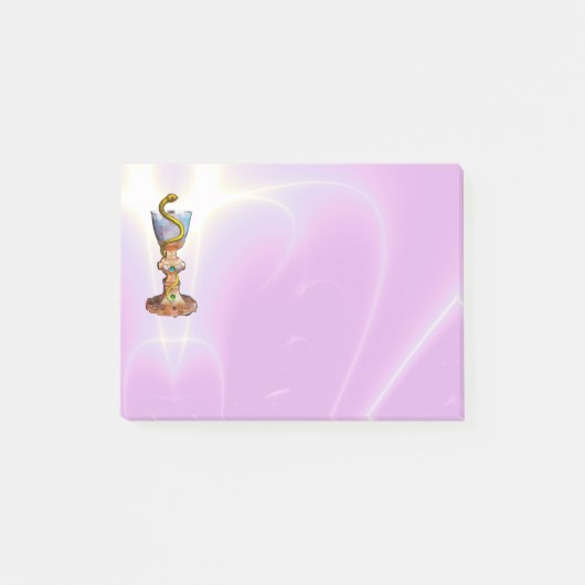 HYGEIA-KÖRPER, ARZNEIMITTEL, ARZNEIMITTEL, Pink Li Post-it Klebezettel (Vorderseite)