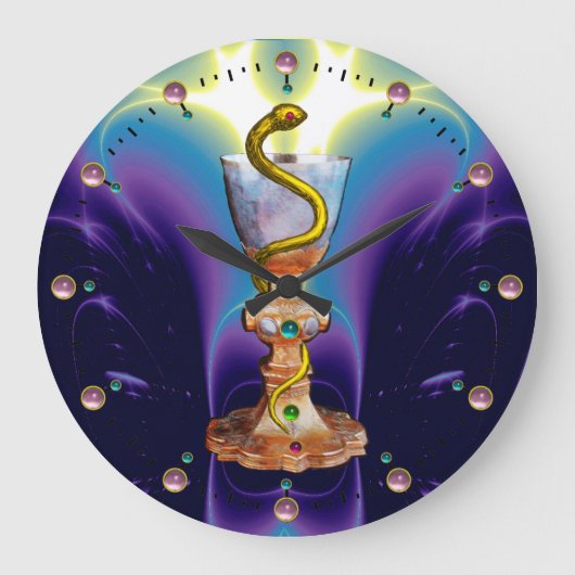 HYGEIA-KÖRPER, ARZNEIMITTEL GROßE WANDUHR (Vorderseite)