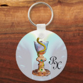 HYGEIA-KÖRPER, ARZNEIMITTEL, PHARMAZEUTISCHES MONO SCHLÜSSELANHÄNGER (Vorderseite)