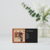 HYGEIA-MONOGRAMM-Arzneimittel, Apotheke, schwarz Visitenkarte (Stehend Vorderseite)