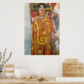 Hygeia von Gustav Klimt Poster (Küche)