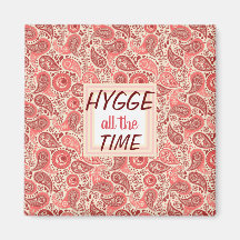 HYGGE all Time Cozy Pink Paisley