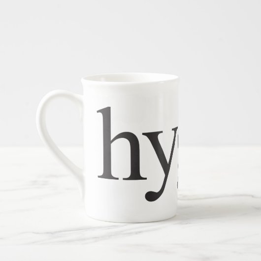 Hygge Black and White Specialty Tasse (Links)