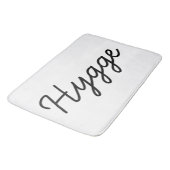 Hygge Black Elegant Badematte (Schrägansicht)