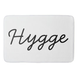Hygge Black Elegant Badematte
