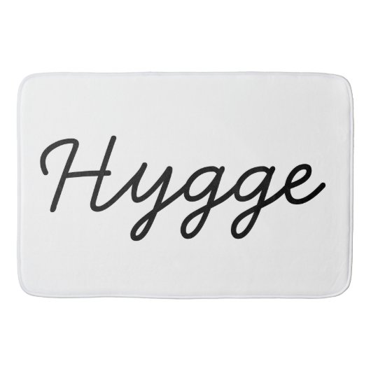 Hygge Black Elegant Badematte (Vorderseite)